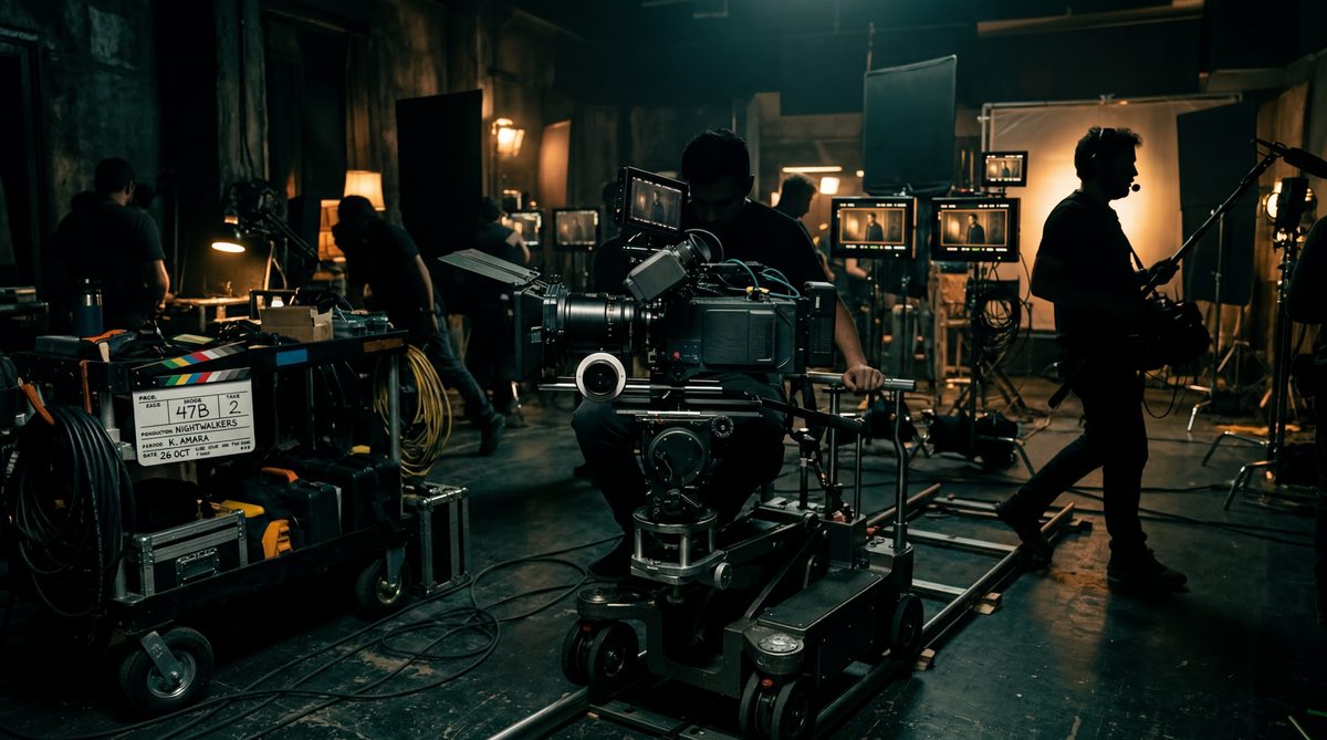 Film set behind the scenes – 17 years in German television